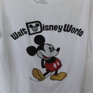 Disney (Walt Disney World) sparkly Mickey Mouse short sleeve t-shirt, 3X